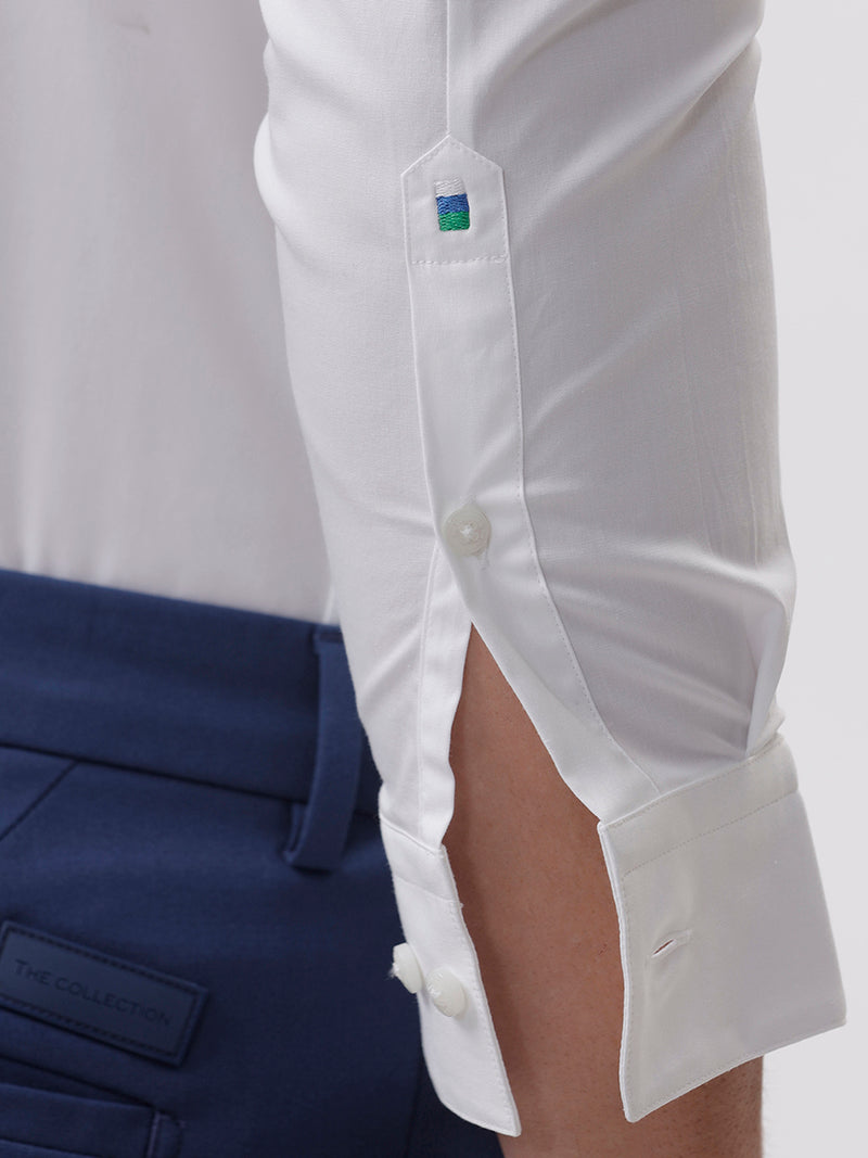 SLIM FIT CASUAL PLAIN SHIRT