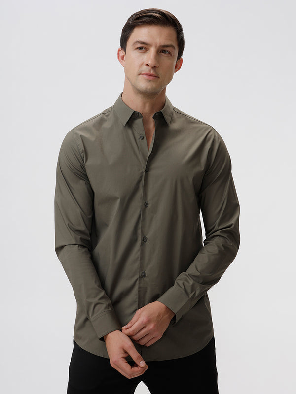 Olive Bungee Cord Shirt