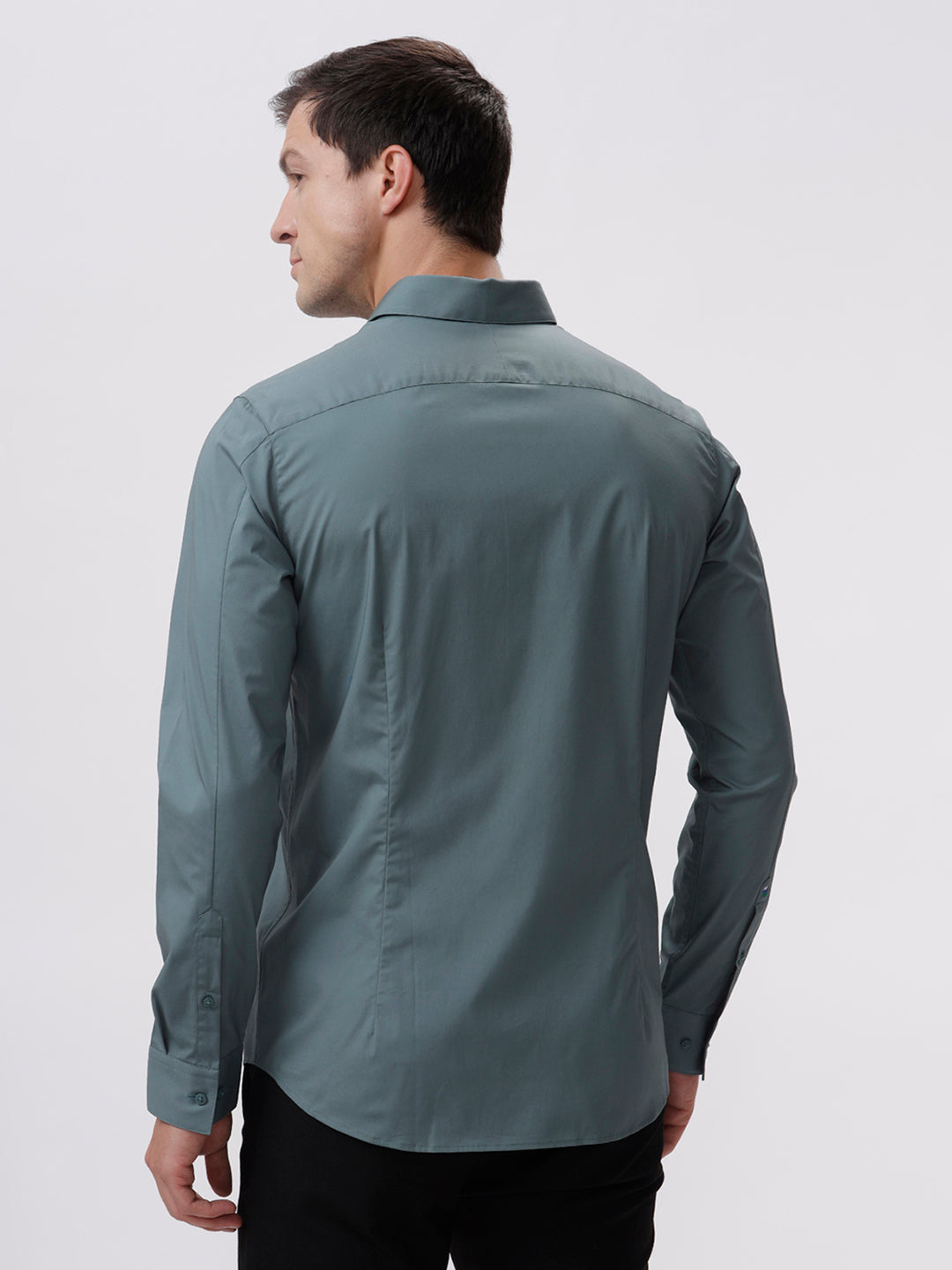 The Collection Patrick Slim Fit Shirt - Stormy Sea