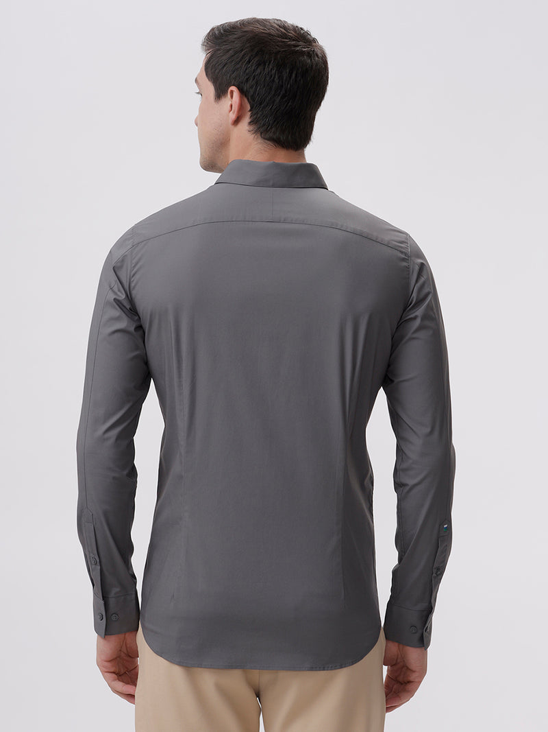 Solid Pewter Grey Shirt