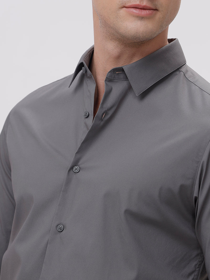 Solid Pewter Grey Shirt
