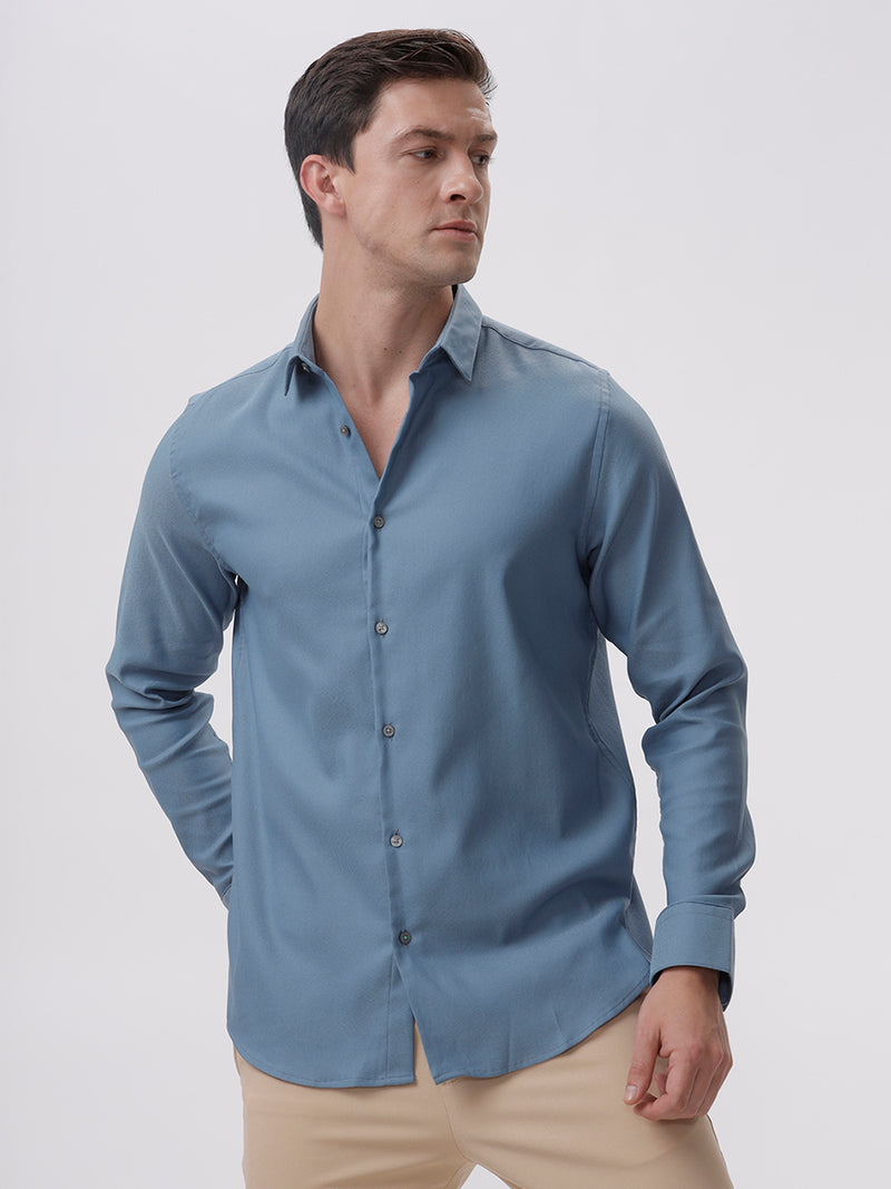 Steel Blue Blend Shirt