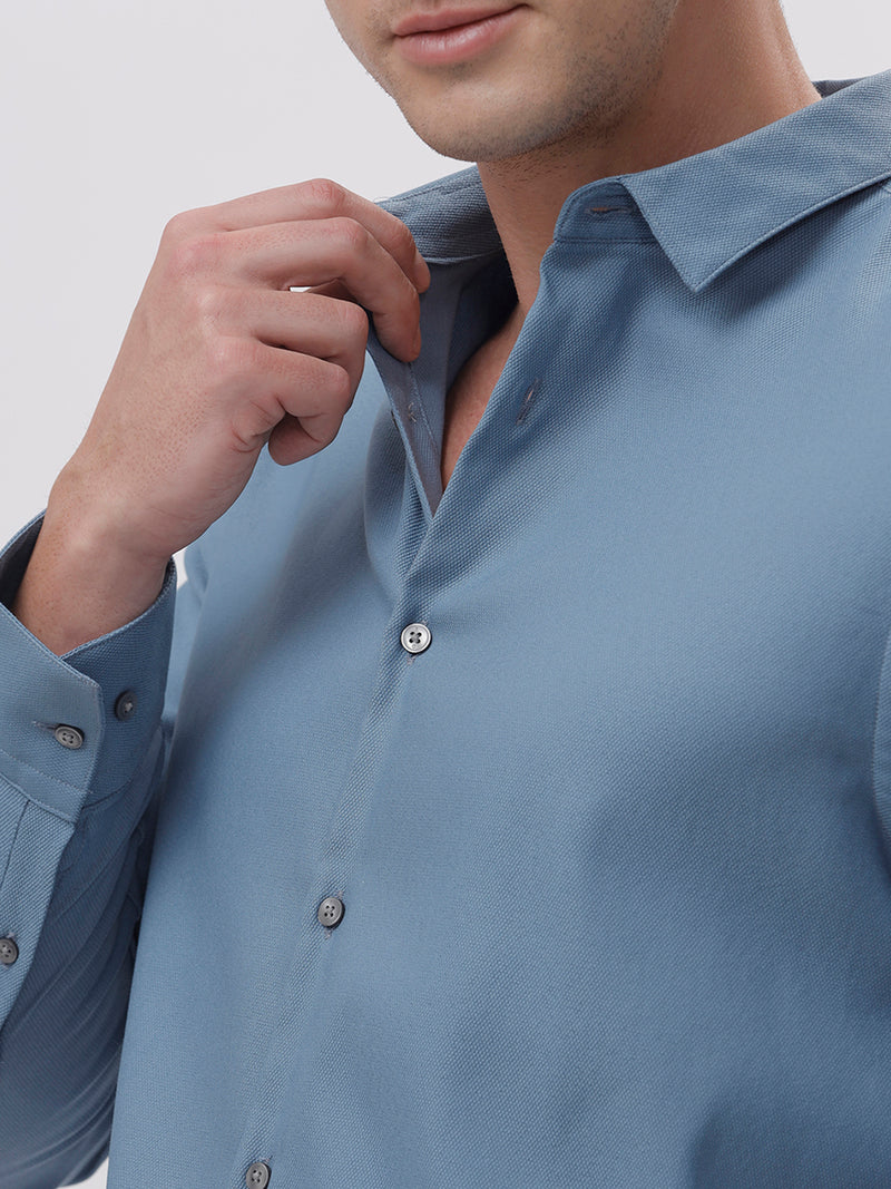 Steel Blue Blend Shirt