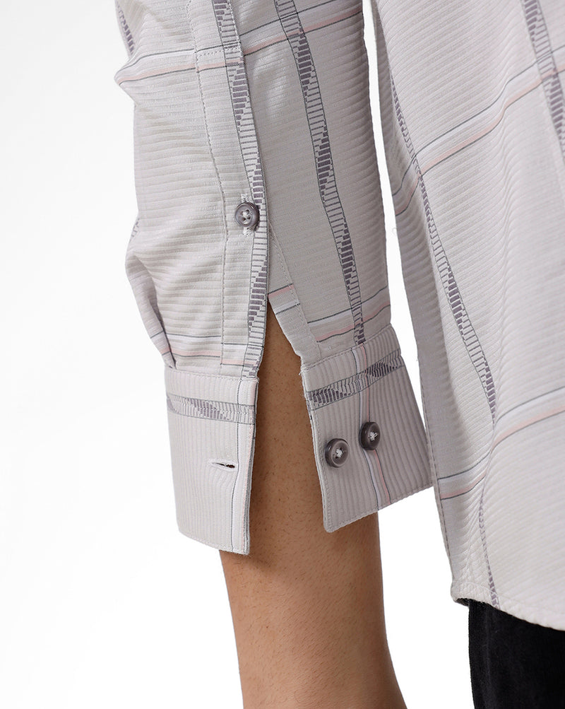 Sand Checks Casual Shirt