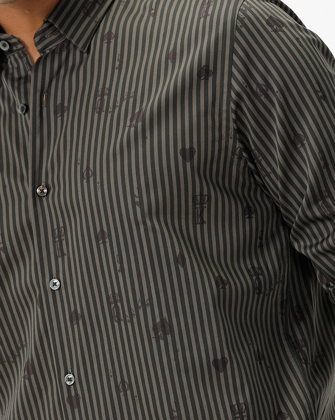 Light Brown Stripes – Fall Casual Shirt