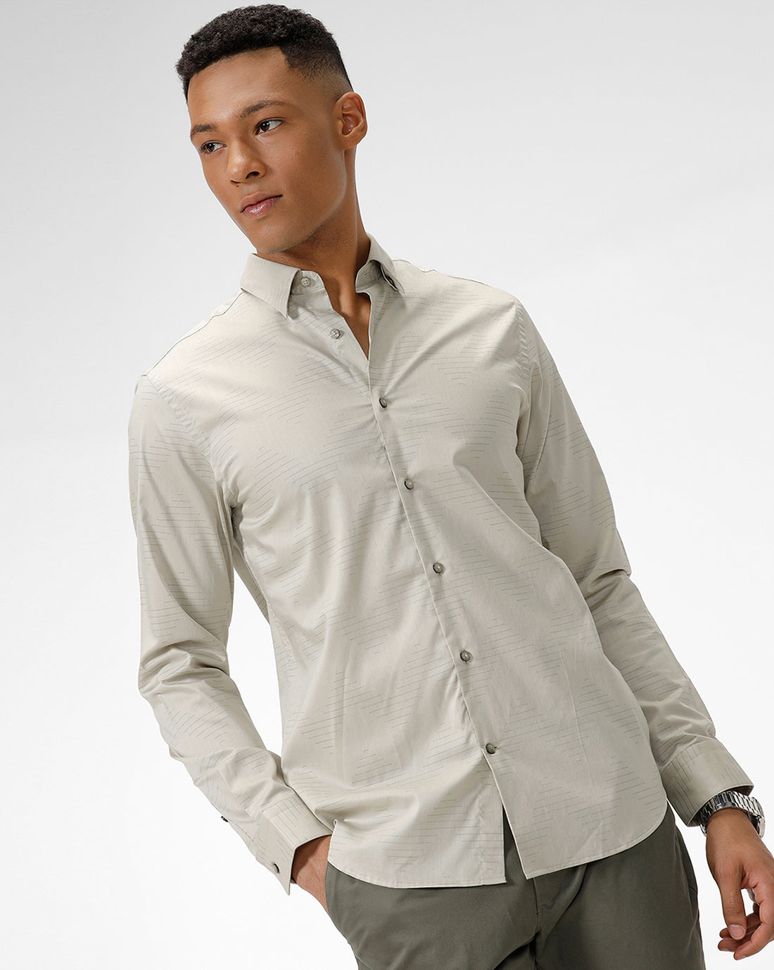 Light Beige – Casual Shirt