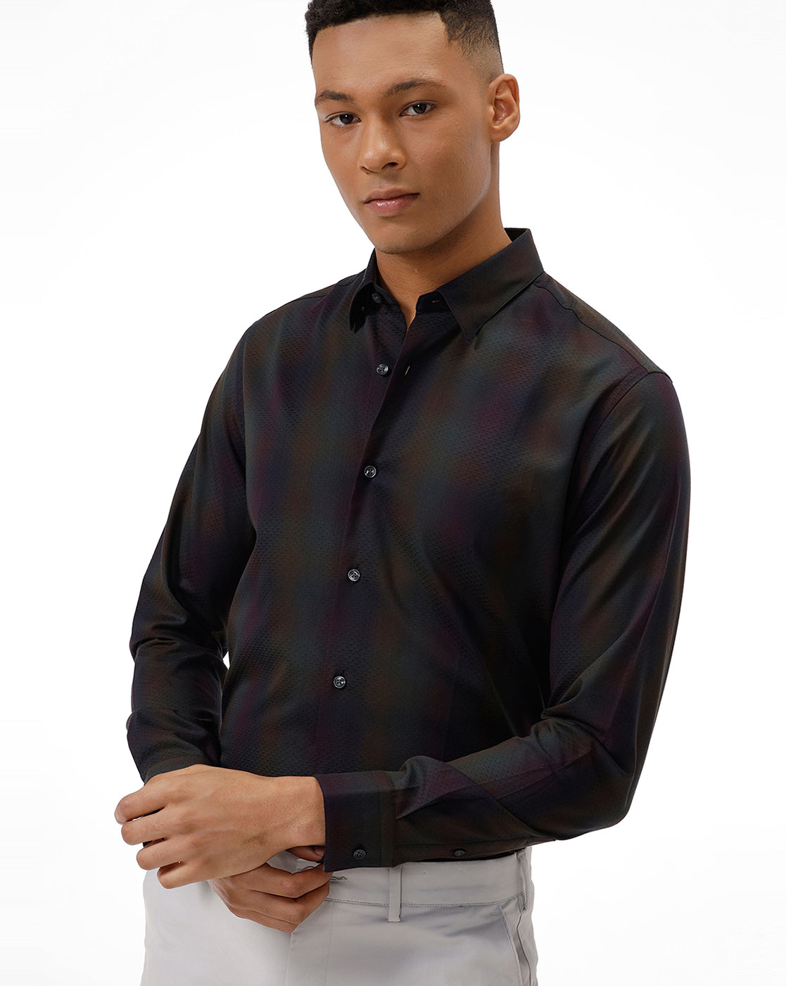 Multi-Color Checks Griffith Casual Shirt