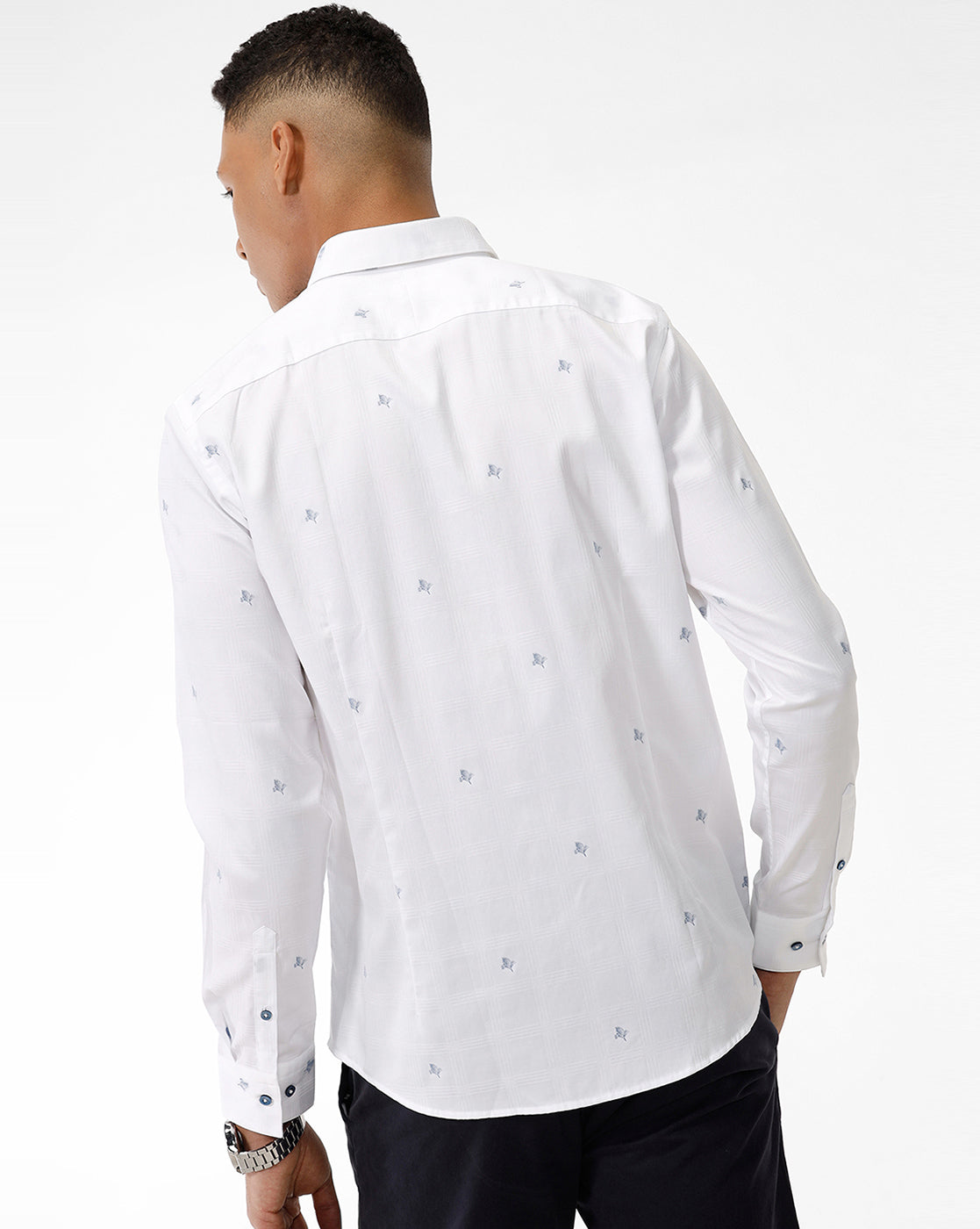 White Richard Casual Shirt