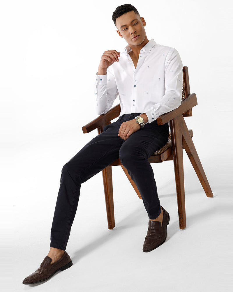 White Richard Casual Shirt