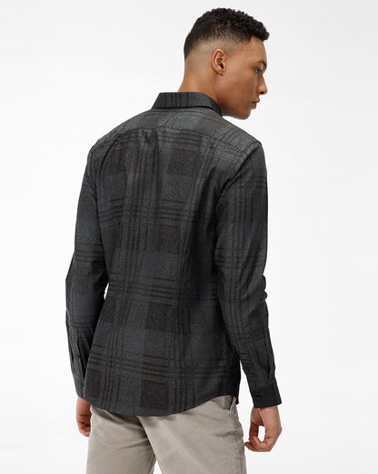 Grey Checks PLUS Casual Shirt