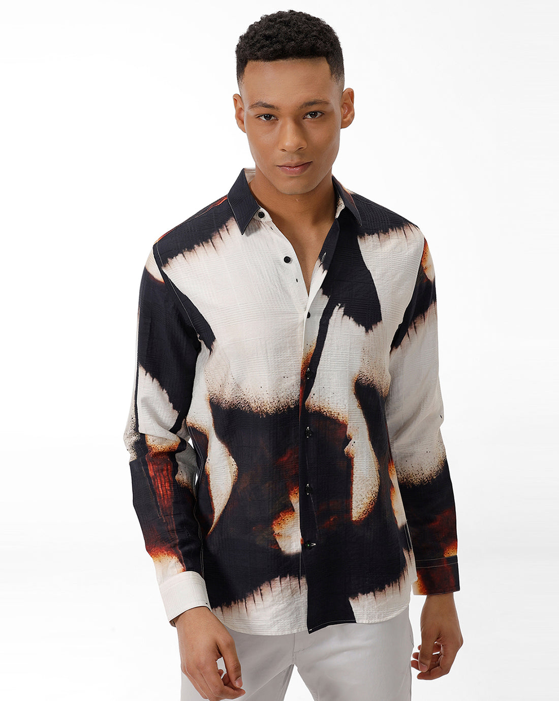 COYOTE – Black Off White Print Shirt