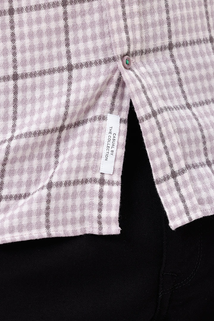 PINK COTTON CHECKS SHIRT