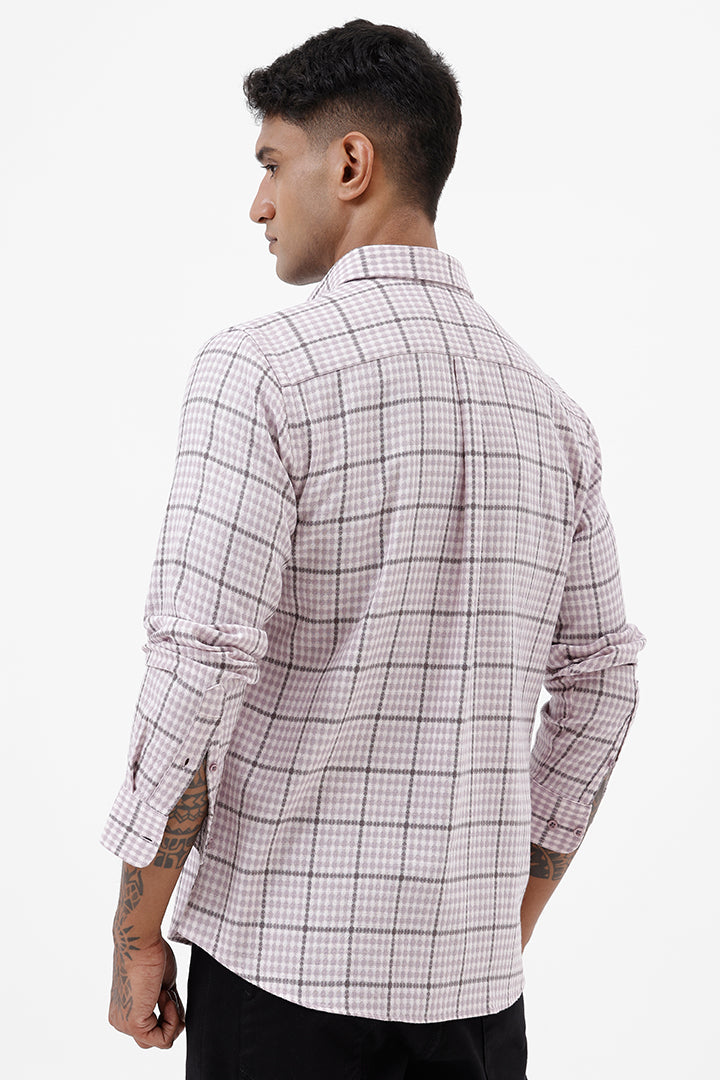 PINK COTTON CHECKS SHIRT