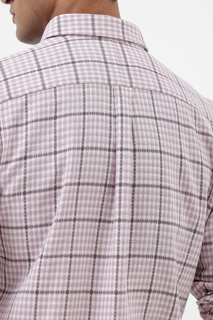 PINK COTTON CHECKS SHIRT