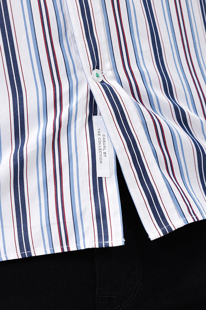 MULTI COTTON STRIPE SHIRT