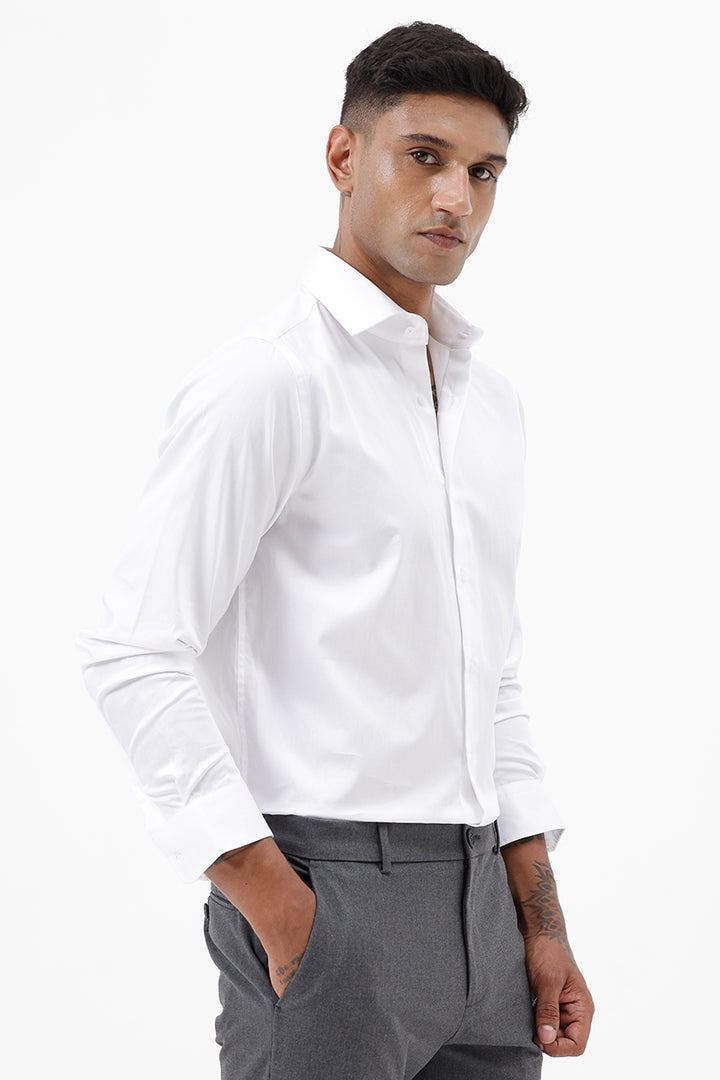 WHITE COTTON SHIRT