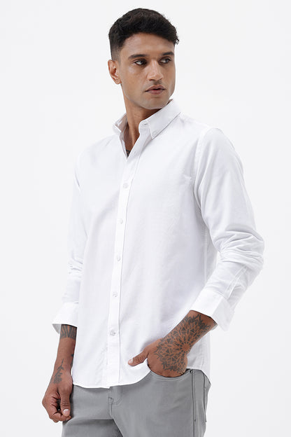 WHITE LINEN SHIRT