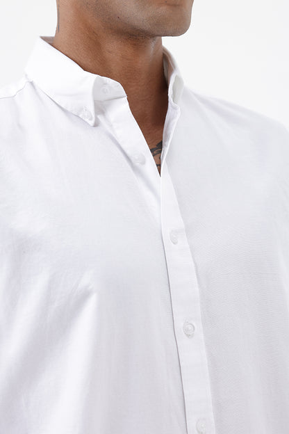 WHITE LINEN SHIRT