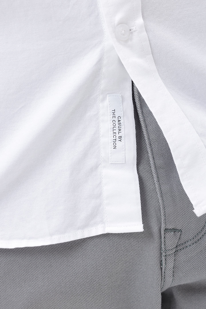 WHITE LINEN SHIRT
