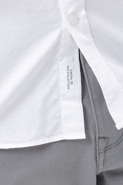 WHITE LINEN SHIRT