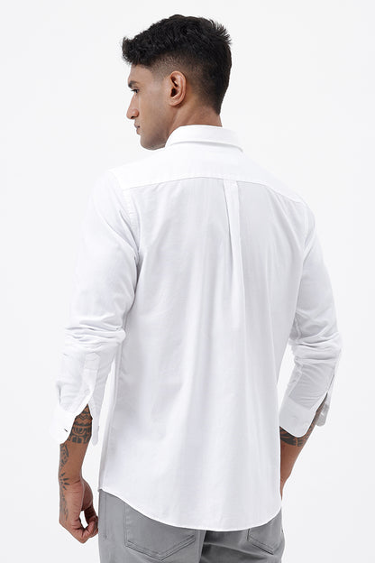 WHITE LINEN SHIRT