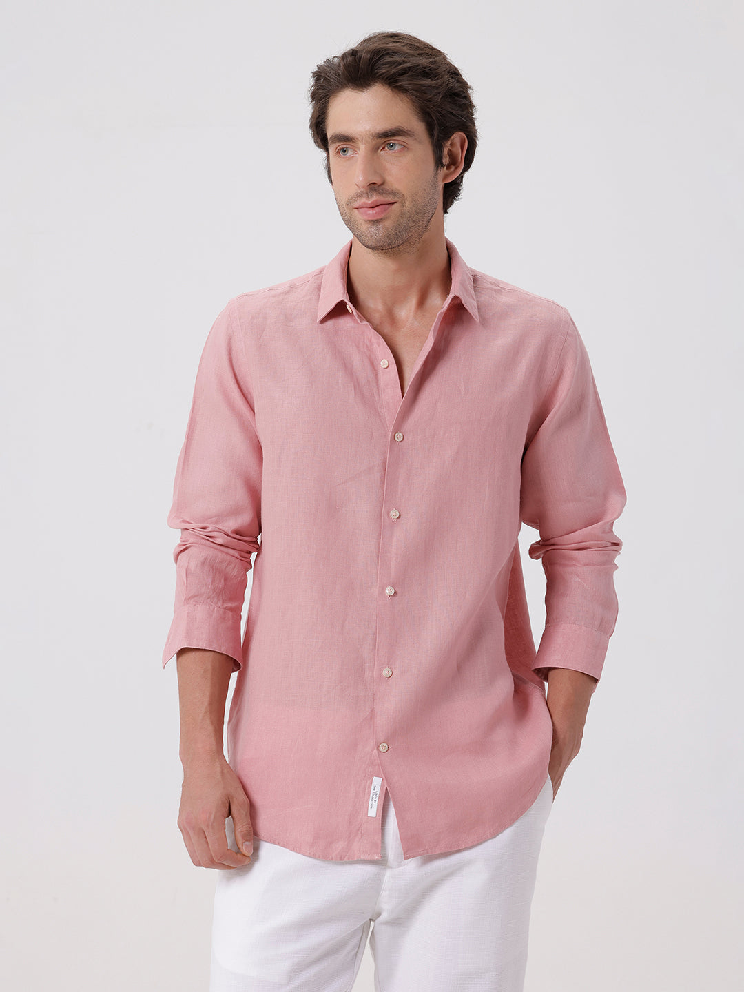 100% PURE LINEN FULL SLEEVE SHIRT