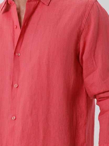 100% PURE LINEN FULL SLEEVE SHIRT