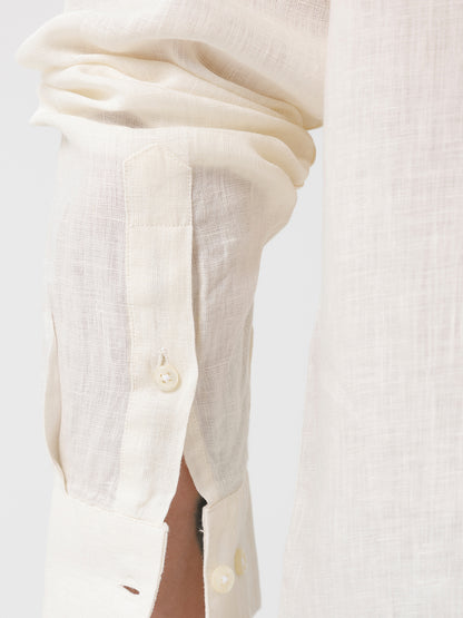 100% PURE LINEN FULL SLEEVE SHIRT
