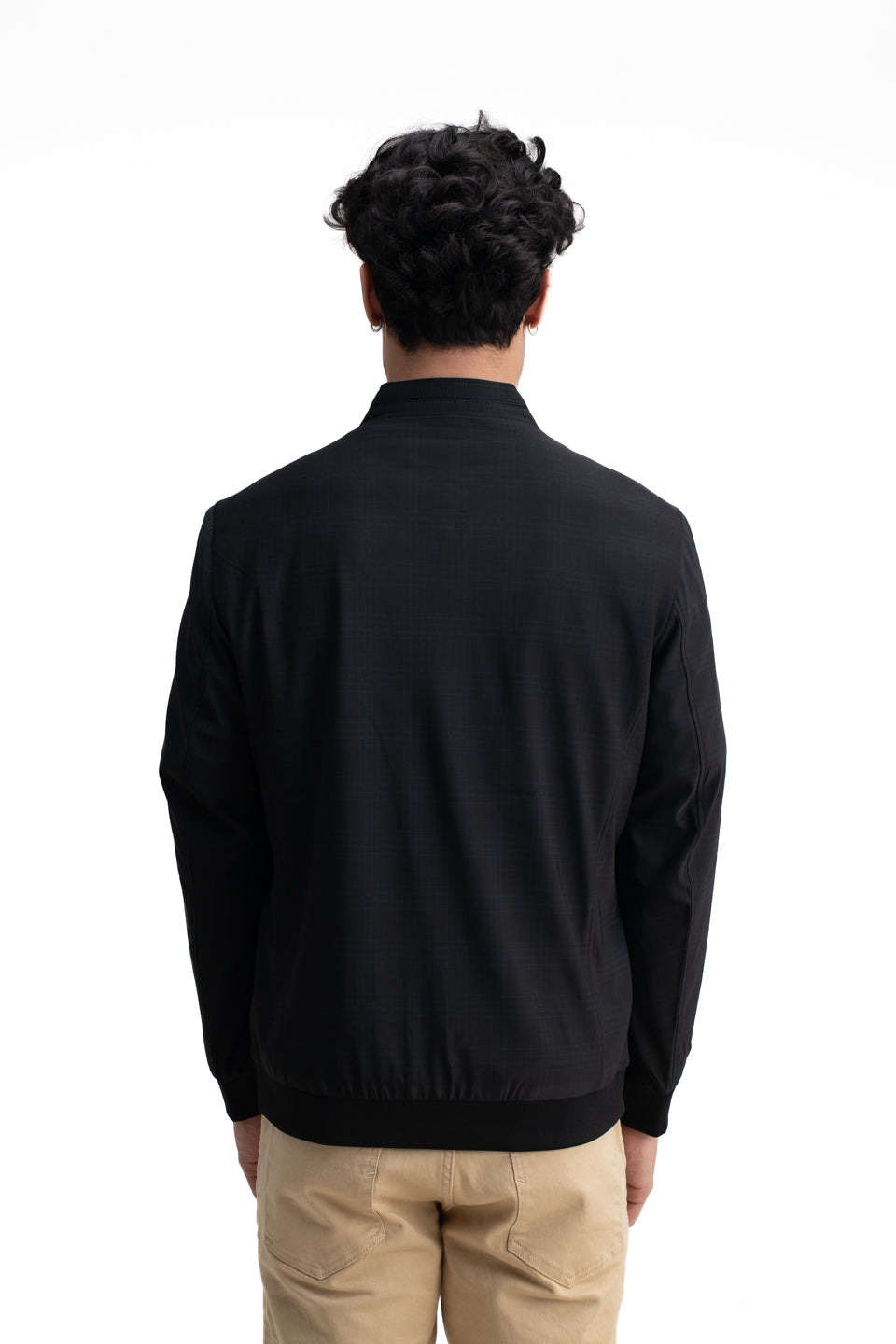 CHECKED MONOGRAM PRINTED JACKET