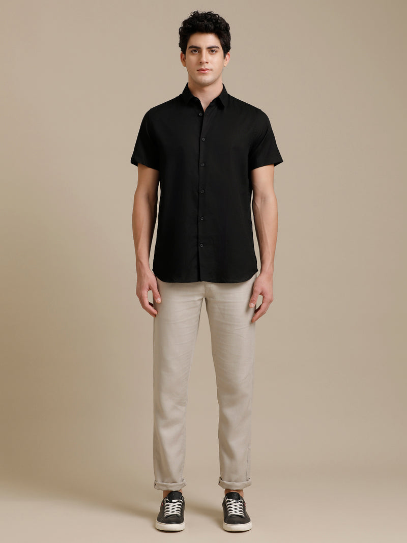 Black Short Sleeve Shirt