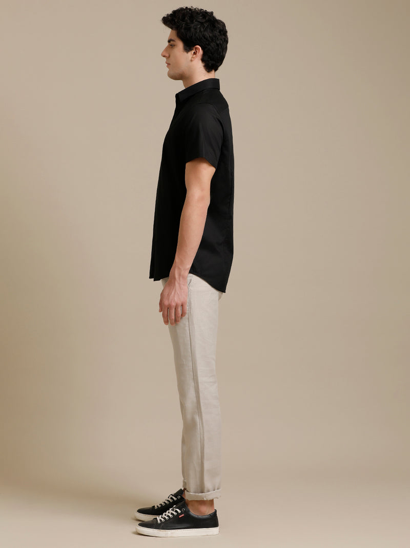 Black Short Sleeve Shirt