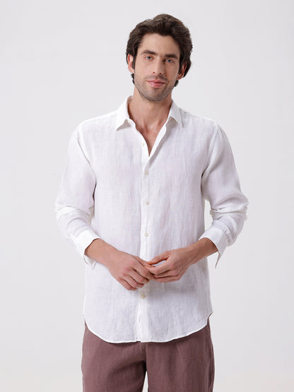100% PURE LINEN FULL SLEEVE SHIRT