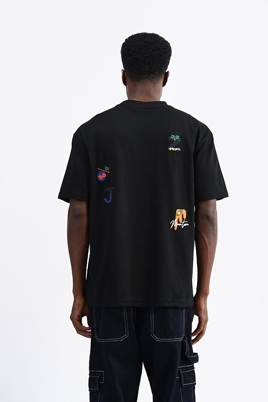 PATCH EMBROIDERED OVERSIZE TEES