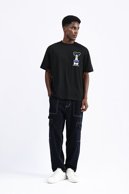 PATCH EMBROIDERED OVERSIZE TEES
