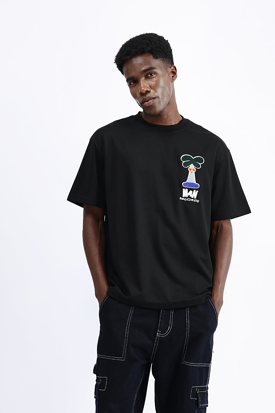 PATCH EMBROIDERED OVERSIZE TEES
