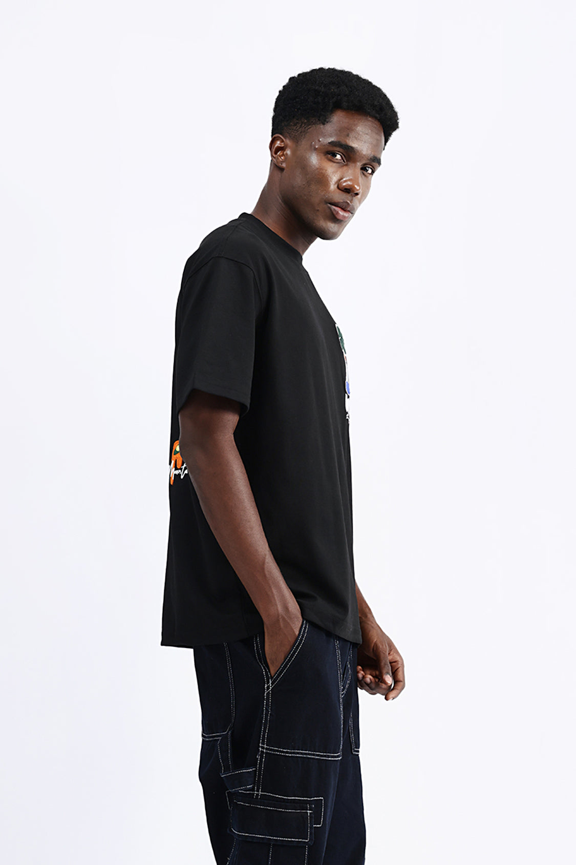 PATCH EMBROIDERED OVERSIZE TEES