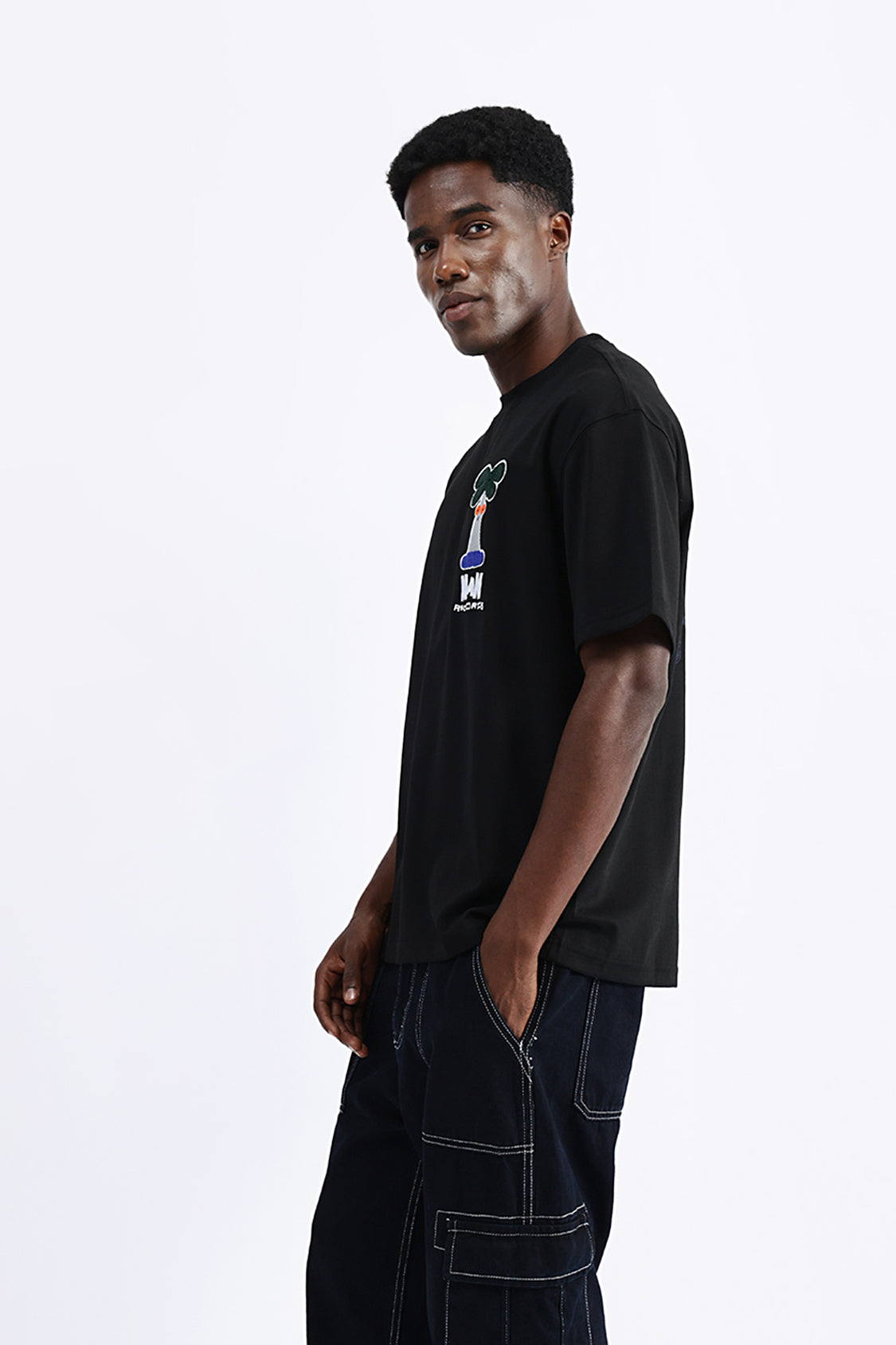 PATCH EMBROIDERED OVERSIZE TEES