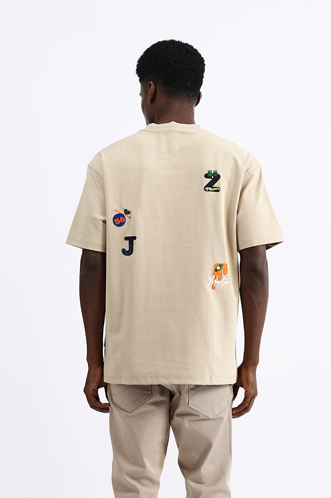 PATCH EMBROIDERED OVERSIZE TEES