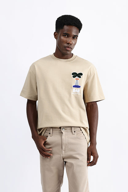 PATCH EMBROIDERED OVERSIZE TEES