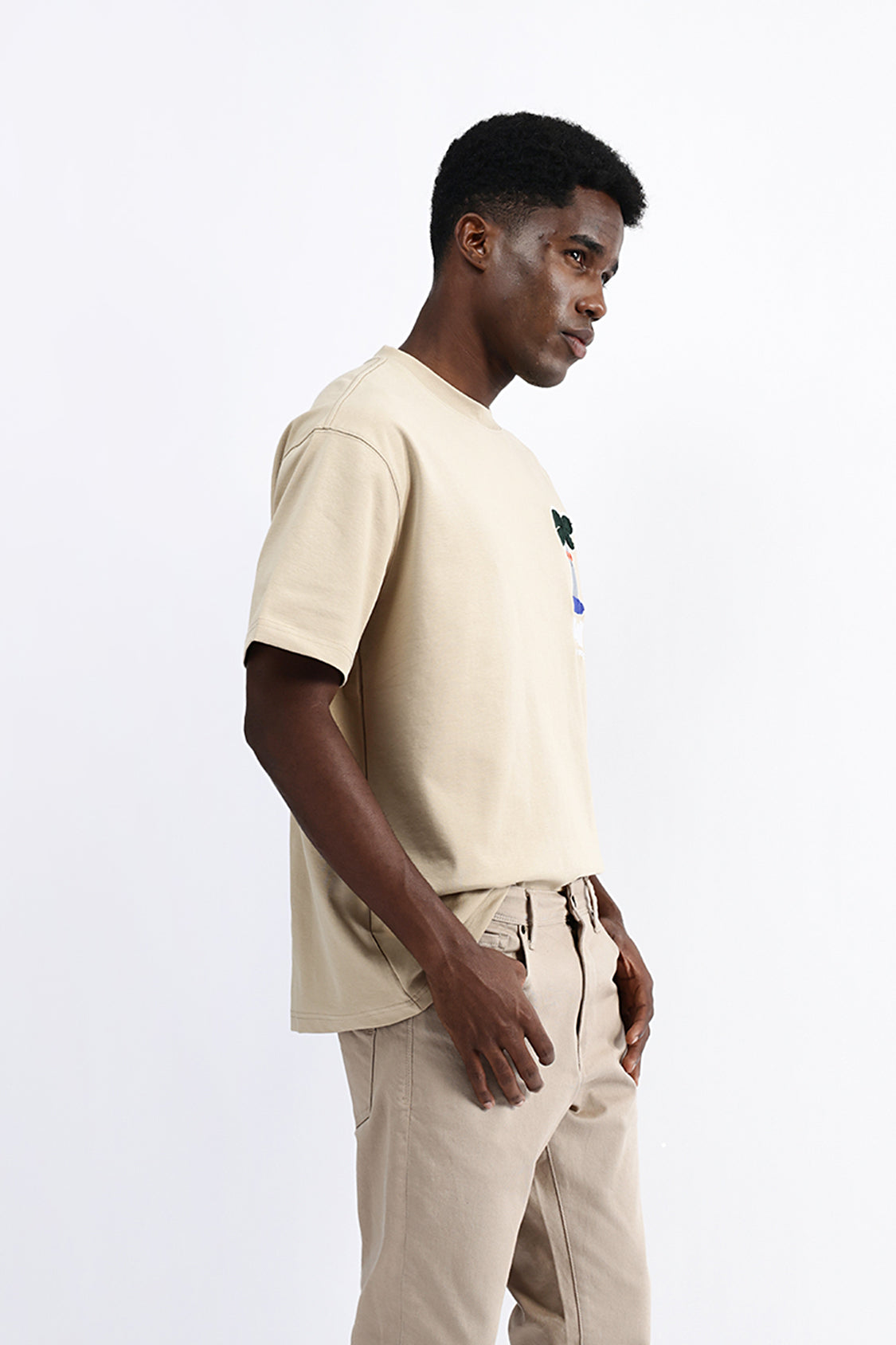 PATCH EMBROIDERED OVERSIZE TEES