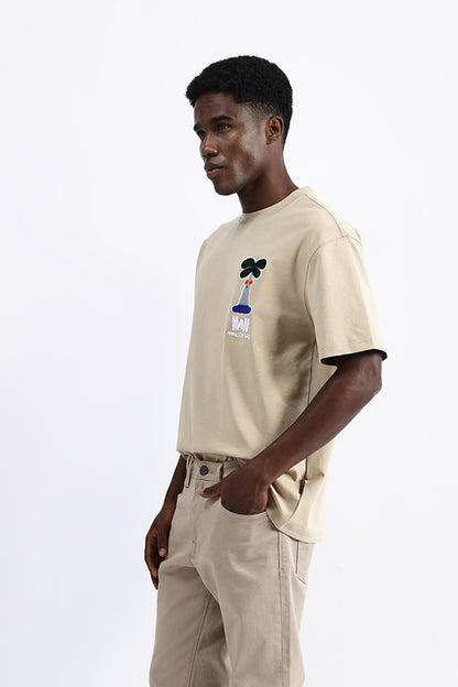 PATCH EMBROIDERED OVERSIZE TEES