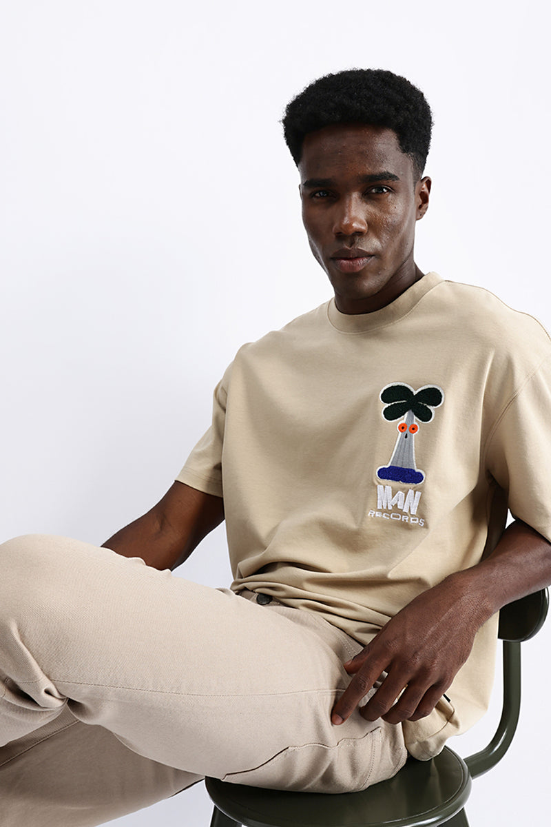 PATCH EMBROIDERED OVERSIZE TEES