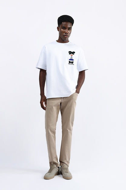 PATCH EMBROIDERED OVERSIZE TEES