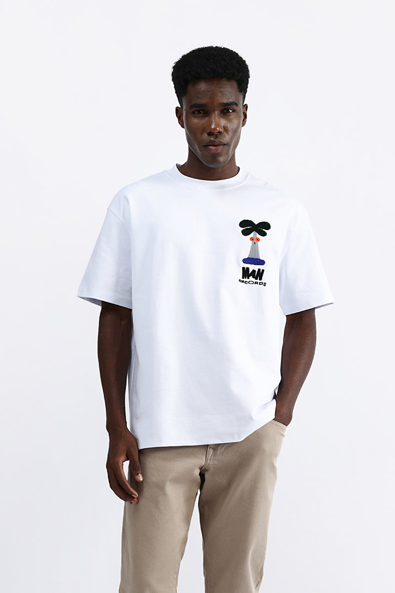 PATCH EMBROIDERED OVERSIZE TEES