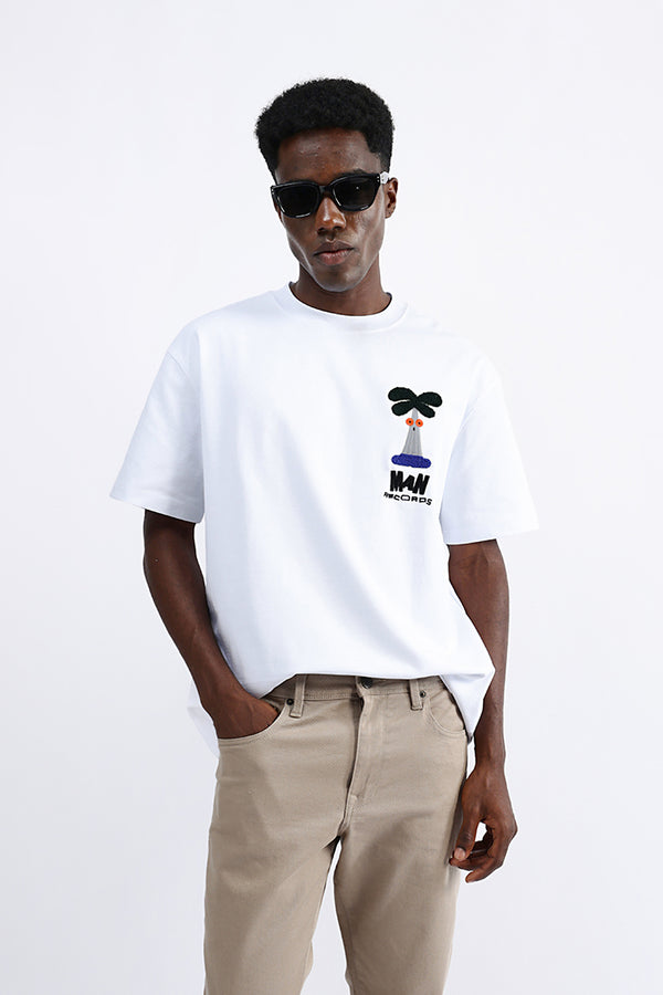 PATCH EMBROIDERED OVERSIZE TEES
