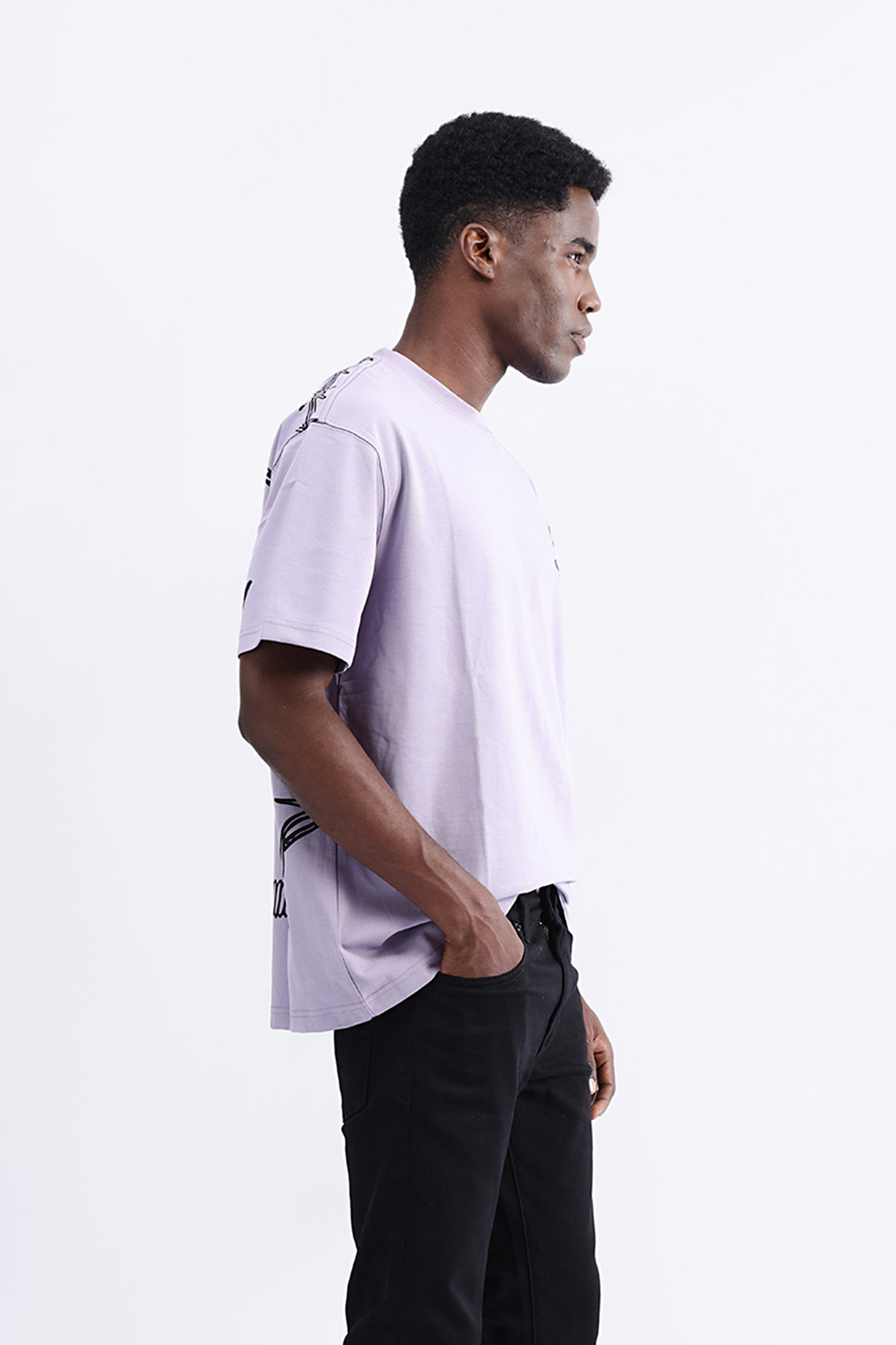 OVERSIZED BACK PRINT TEE