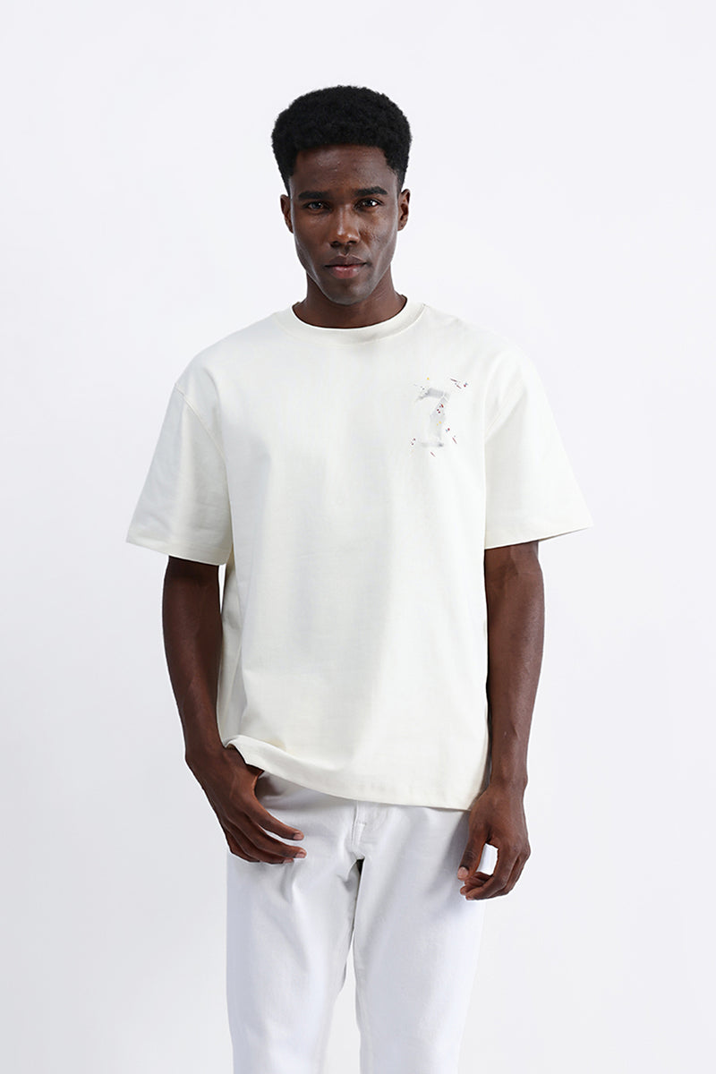 OVERSIZED BACK PRINT TEE