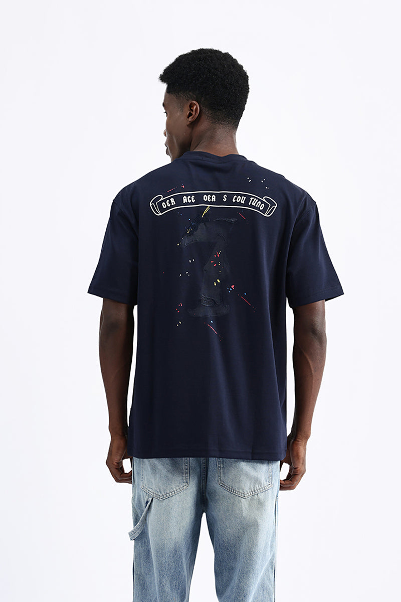 OVERSIZED BACK PRINT TEE