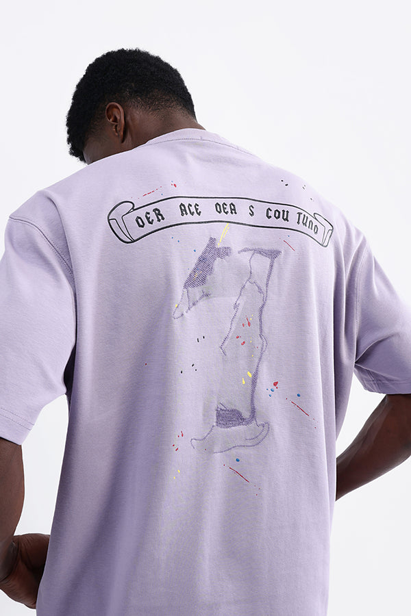 OVERSIZED BACK PRINT TEE