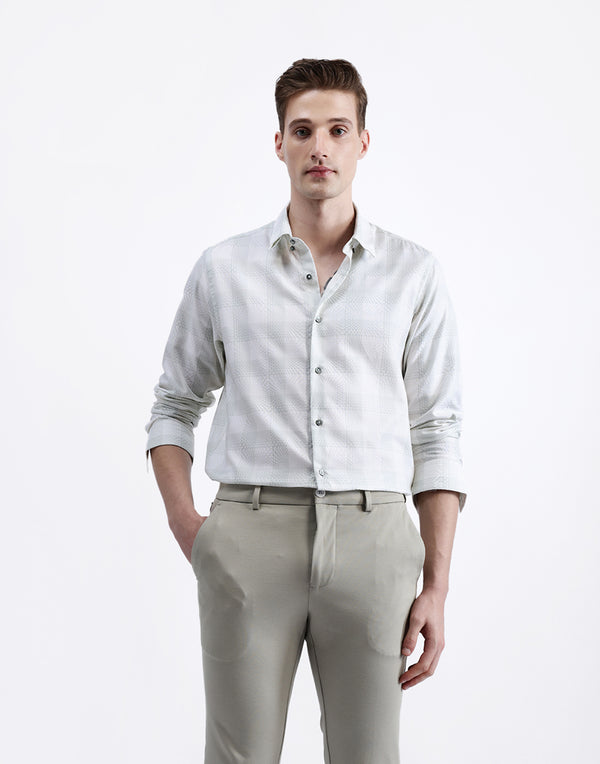 FULL SLEEVES CHECKED SHIRT